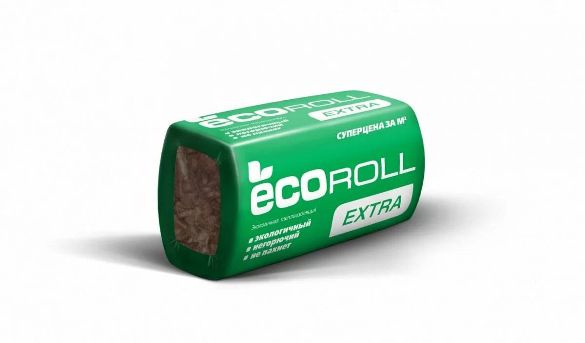 Плита теплоизоляционная из стекловолокна KNAUF TS 037 ECOroll EXTRA 610х1230х100 15 кг/м3 8 шт