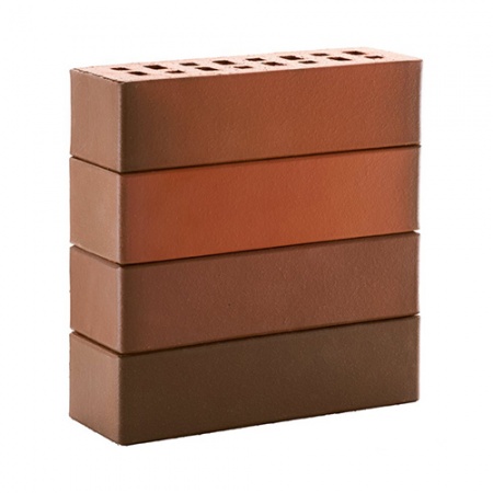 Клинкер ЛСР фасадный 0,7 NF красный флэш "Ноттингем" гладкая