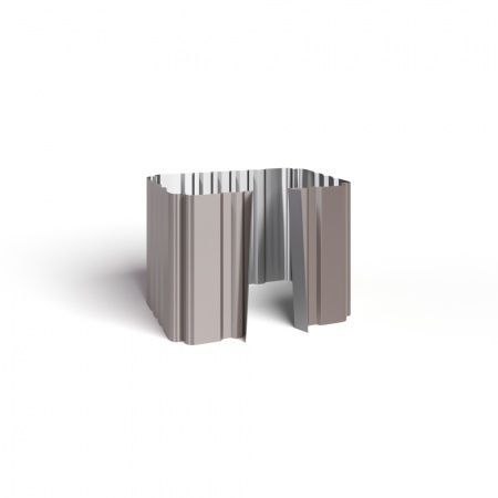 Держатель трубы 76х102 (на кирпич) RAL8017