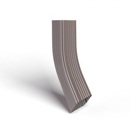 Колено трубы 76х102 (60°) RAL8017