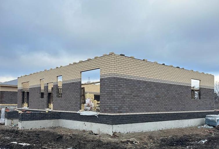 Белебеевский кирпич лицевой 1НФ миндаль гладкий