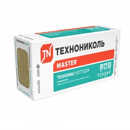 Плита минераловатная ТЕХНОФАС КОТТЕДЖ 1200х600х100 3 шт
