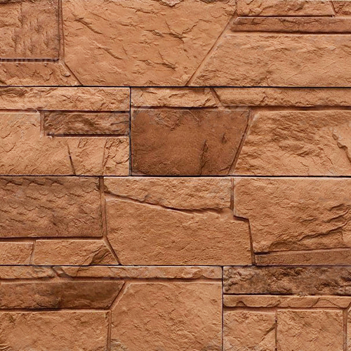 Облицовочный камень Арт Альянс Готика оранжевый+коричневый