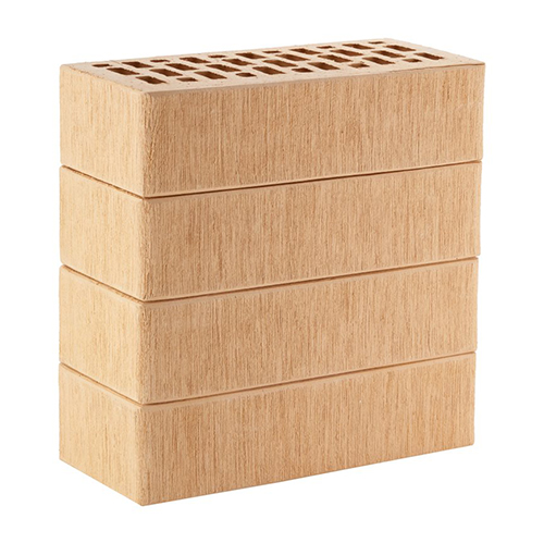 Кирпич ЛСР лицевой керамический пустотелый 1НФ пшеничный тростник