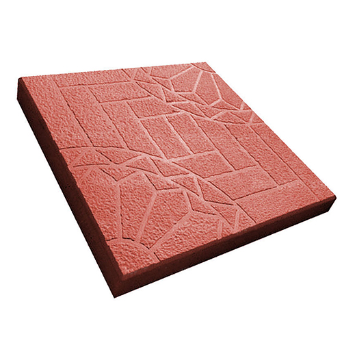 Тротуарная плитка Арт Альянс Ажур (шагрень) 400 х 400 х 40 Красный