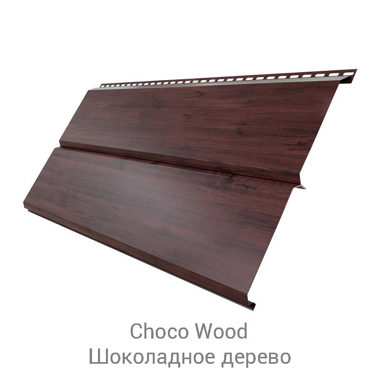 Сайдинг металлический ЭкоБрус Gofr Colority Print 0.45