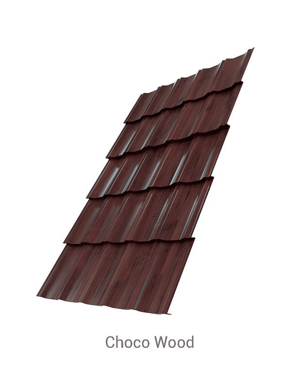 Металлочерепица Kvinta plus GreenCoat Pural BT 0.5