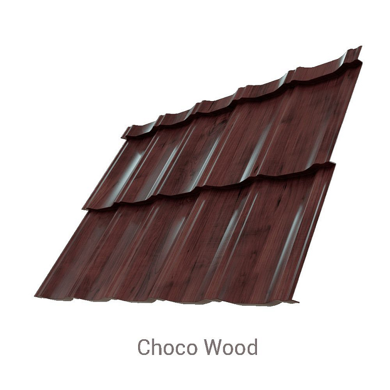 Металлочерепица Kvinta Uno GreenCoat Pural Matt BT 0.5